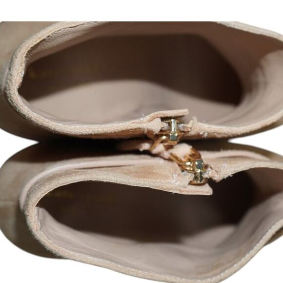 Kate Spade New York Suede Ankle Booties – Size 7B, Beige Tan - Picture 7 of 8